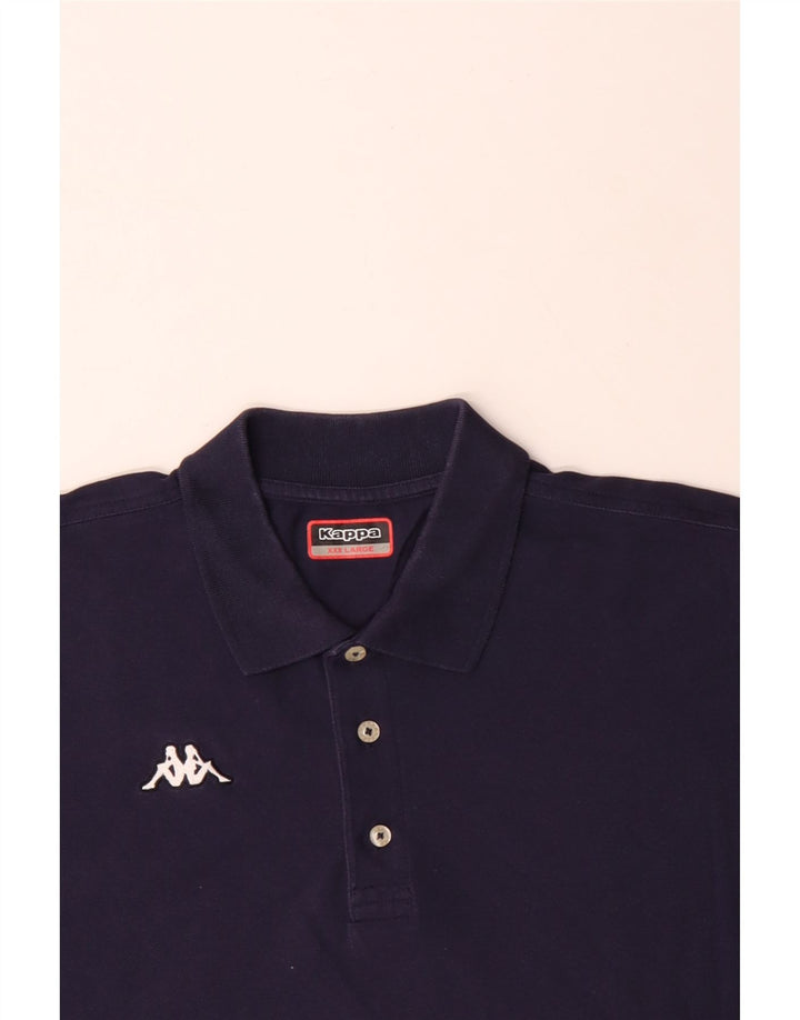 Męska koszulka polo KAPPA 3XL, granatowa, bawełniana