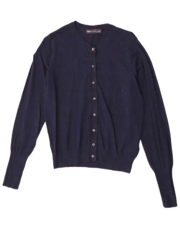 Sweter damski Marks & Spencer UK 10 Small, granatowy, wiskoza