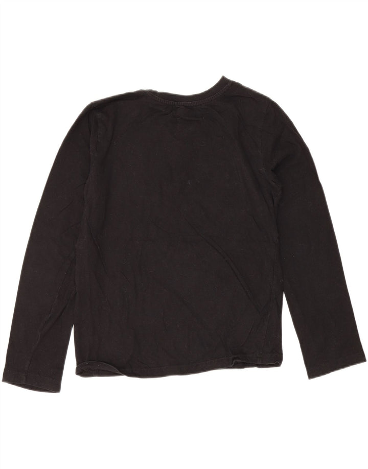 FILA Boys Graphic Top Long Sleeve 10-11 Years Medium Black Vintage Fila and Second-Hand Fila from Messina Hembry 