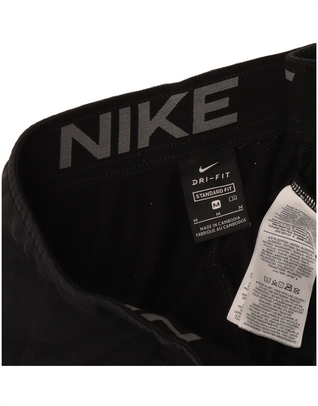 Męskie spodnie dresowe Nike Dri Fit Standard Fit, średnioszare