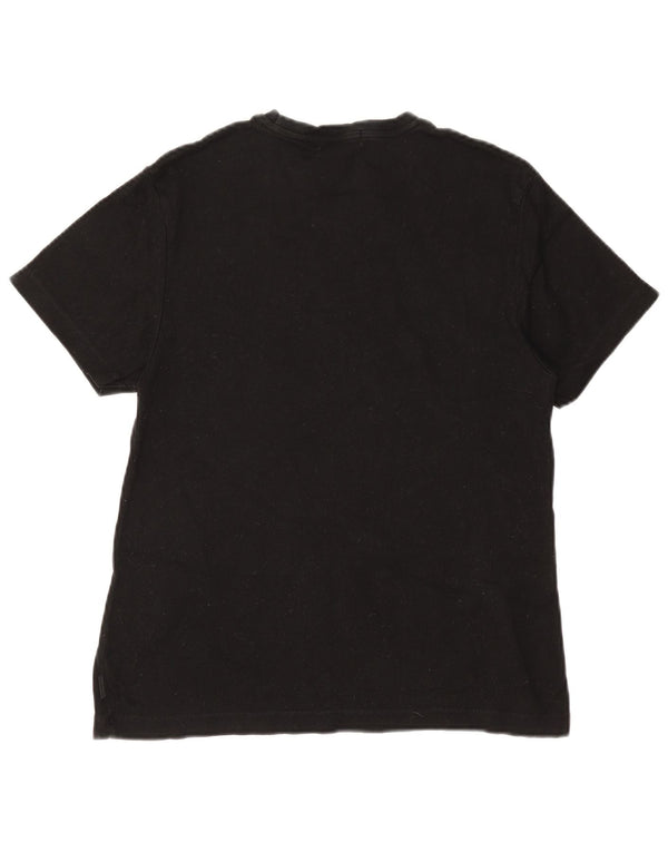 T-shirt męski Calvin Klein, mały, czarny, bawełniany