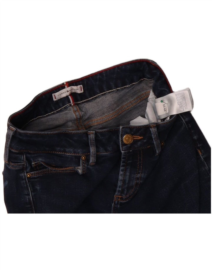 Damskie jeansy skinny TOMMY HILFIGER W25 L29 Granatowe, bawełniane