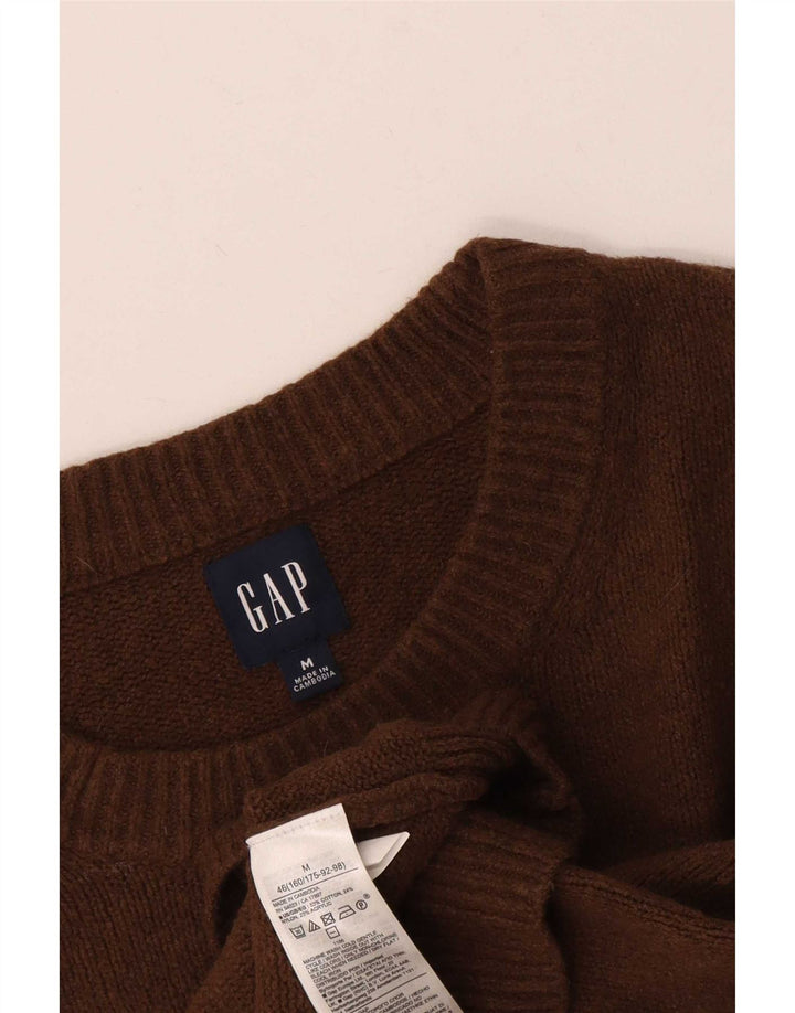 Sweter damski Gap z okrągłym dekoltem, UK 14, średni brązowy, bawełniany