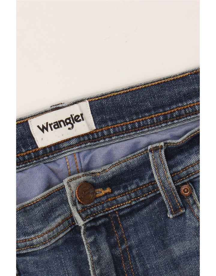 Męskie proste dżinsy Wrangler W36 L30 niebieskie