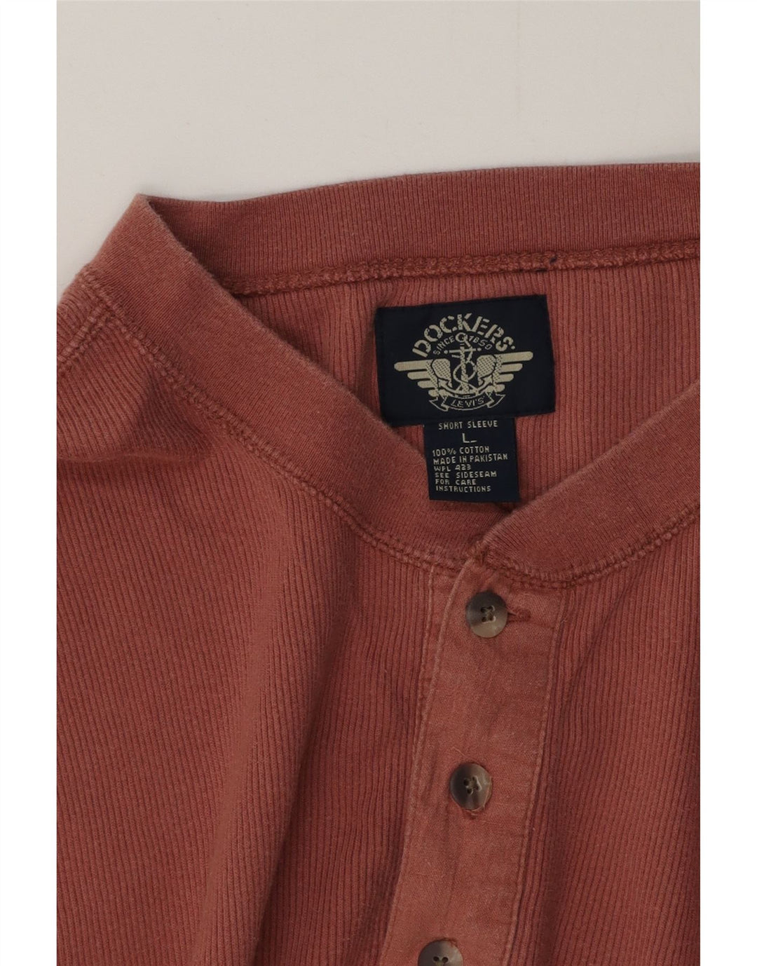 Męska koszulka polo Dockers, duża, różowa, bawełniana