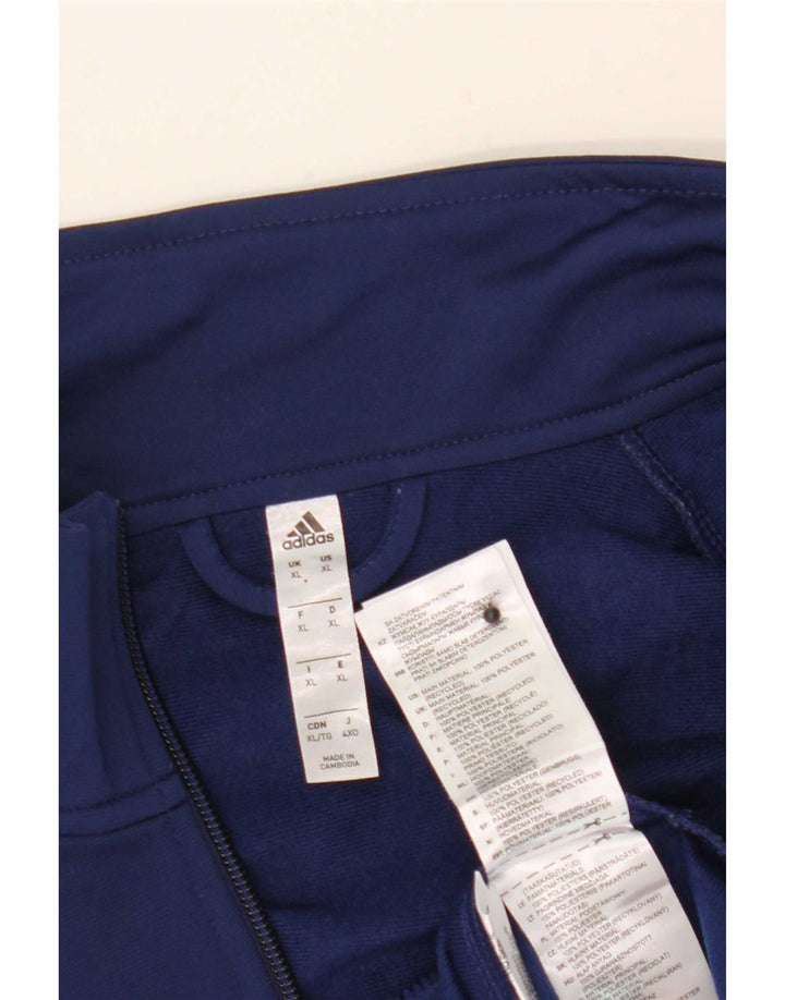 Adidas Męska bluza dresowa XL Granatowa, poliestrowa