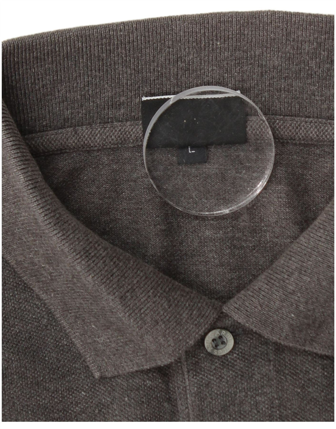 Męska koszulka polo TRUSSARDI, duża, szara, bawełniana