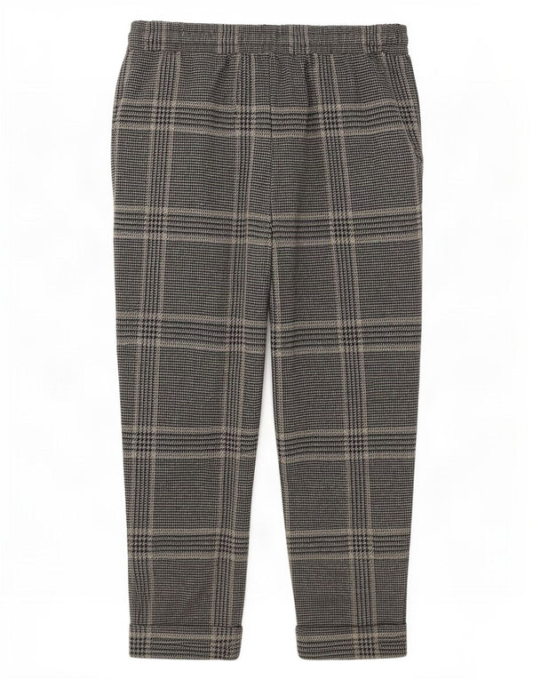 Marks & Spencer Womens Cropped Trousers UK 14 Large W32 L24 Grey