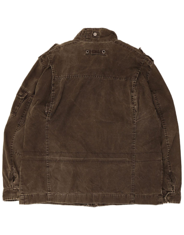 Męska kurtka wojskowa Camel Active UK 42 XL, bawełniana khaki