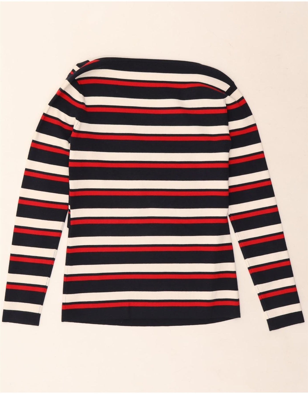 Top damski KAREN MILLEN z długim rękawem, UK 14, duże, wielokolorowe paski