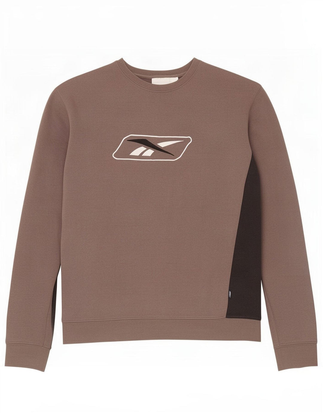 Męska bluza Reebok z grafiką, średnioszara, z blokami kolorów