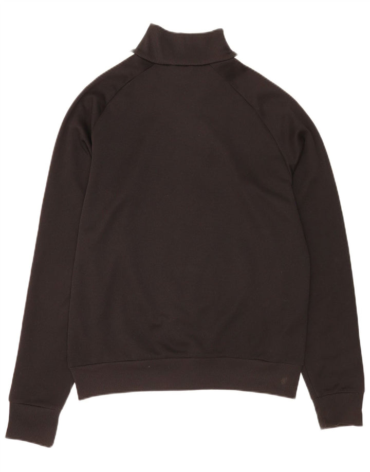 Męska kurtka dresowa Puma z grafiką, duża, czarna, poliestrowa z blokami kolorów