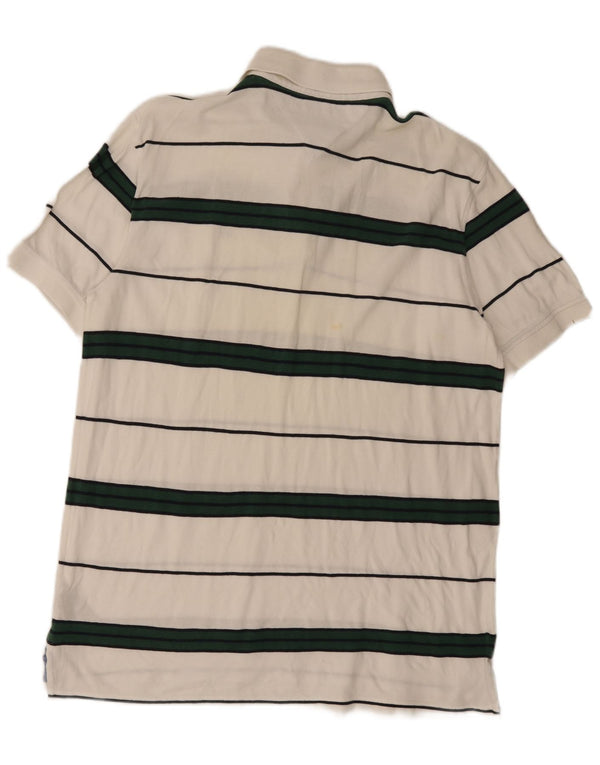 Męska koszulka polo Tommy Hilfiger o dopasowanym kroju XL, bawełniana w białe paski