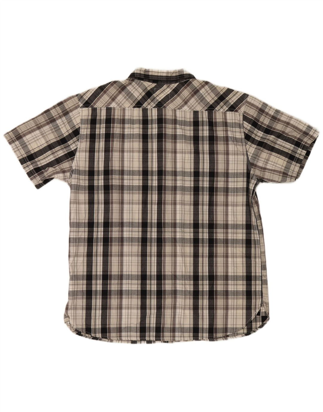 Koszula męska z krótkim rękawem Levi's 2XL, bawełniana, granatowa w kratkę