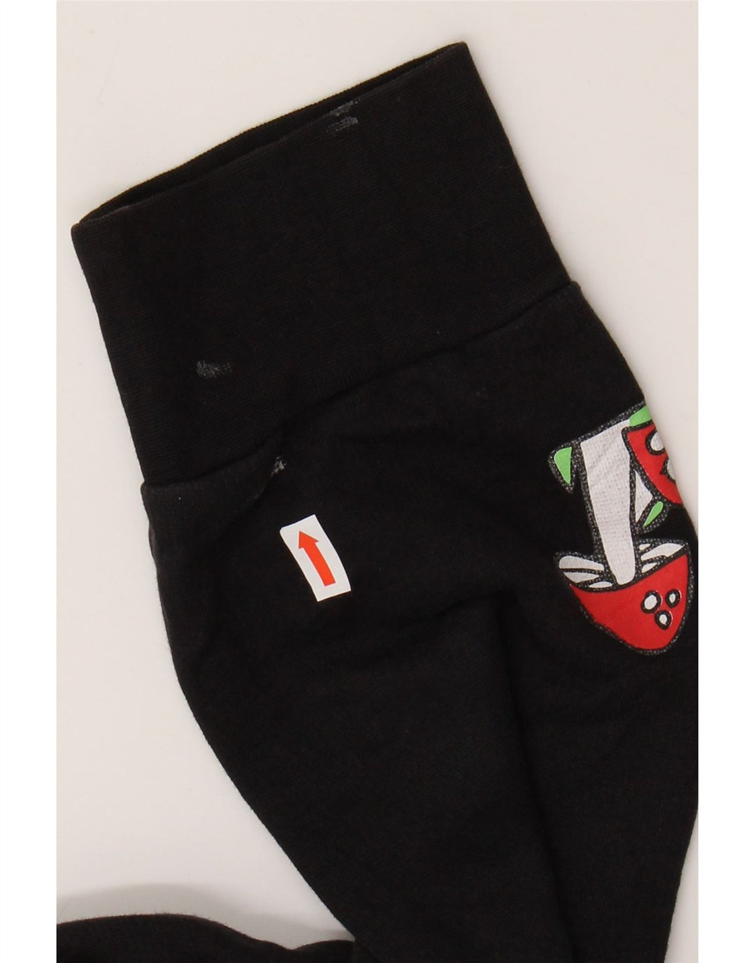 Damska bluza z grafiką LEVI'S, UK 10, mała, czarna, z bawełny w kwiaty