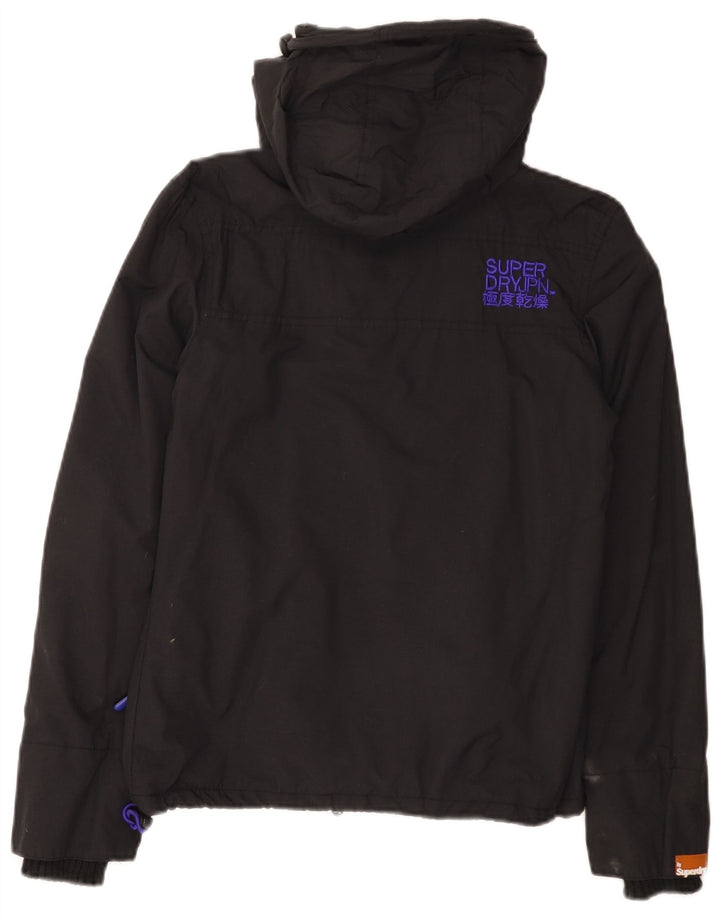Damska kurtka wiatrówka Superdry The Windcheater Graphic UK 2 2XS czarna