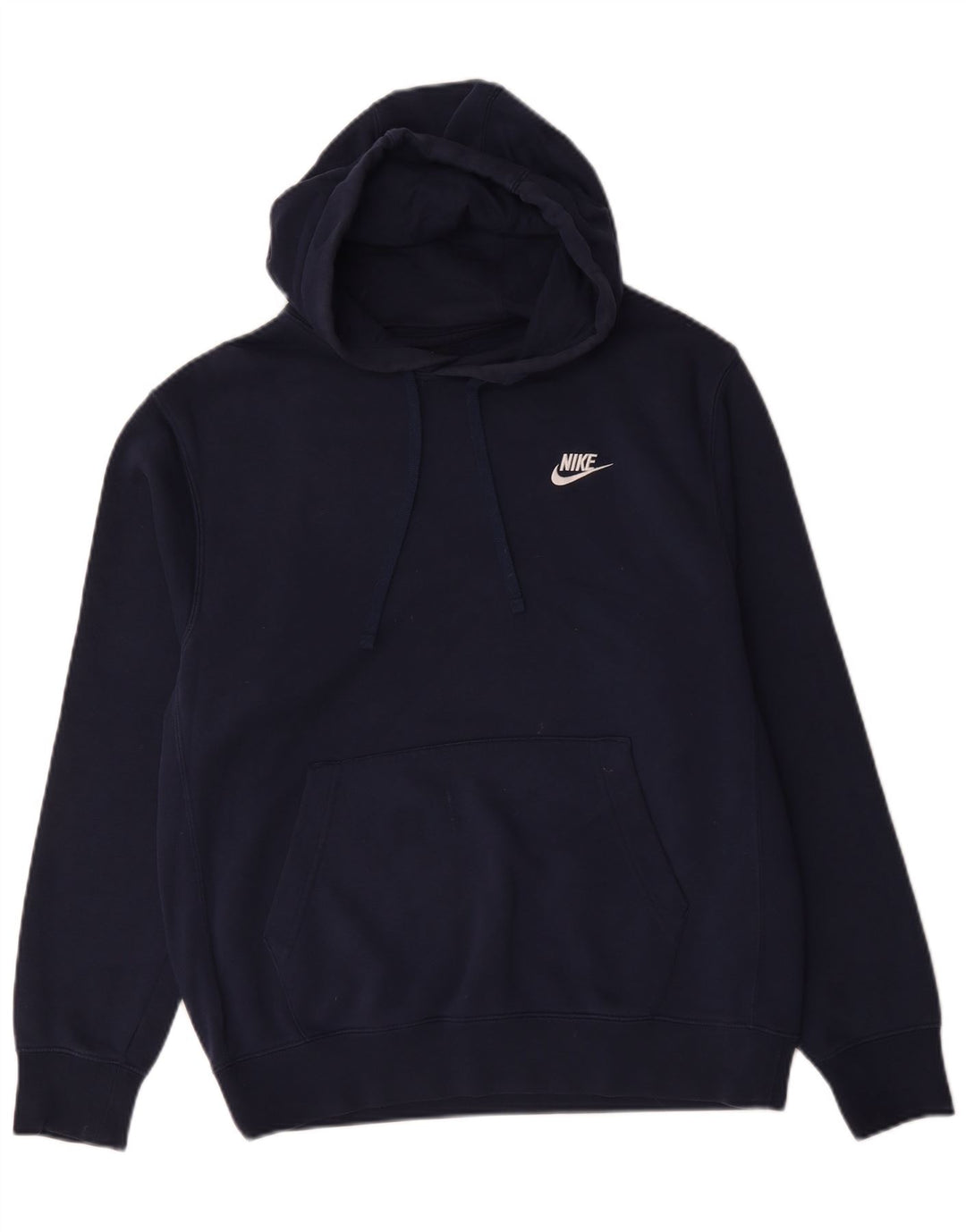 Męski sweter z kapturem Nike, średni granatowy, bawełniany