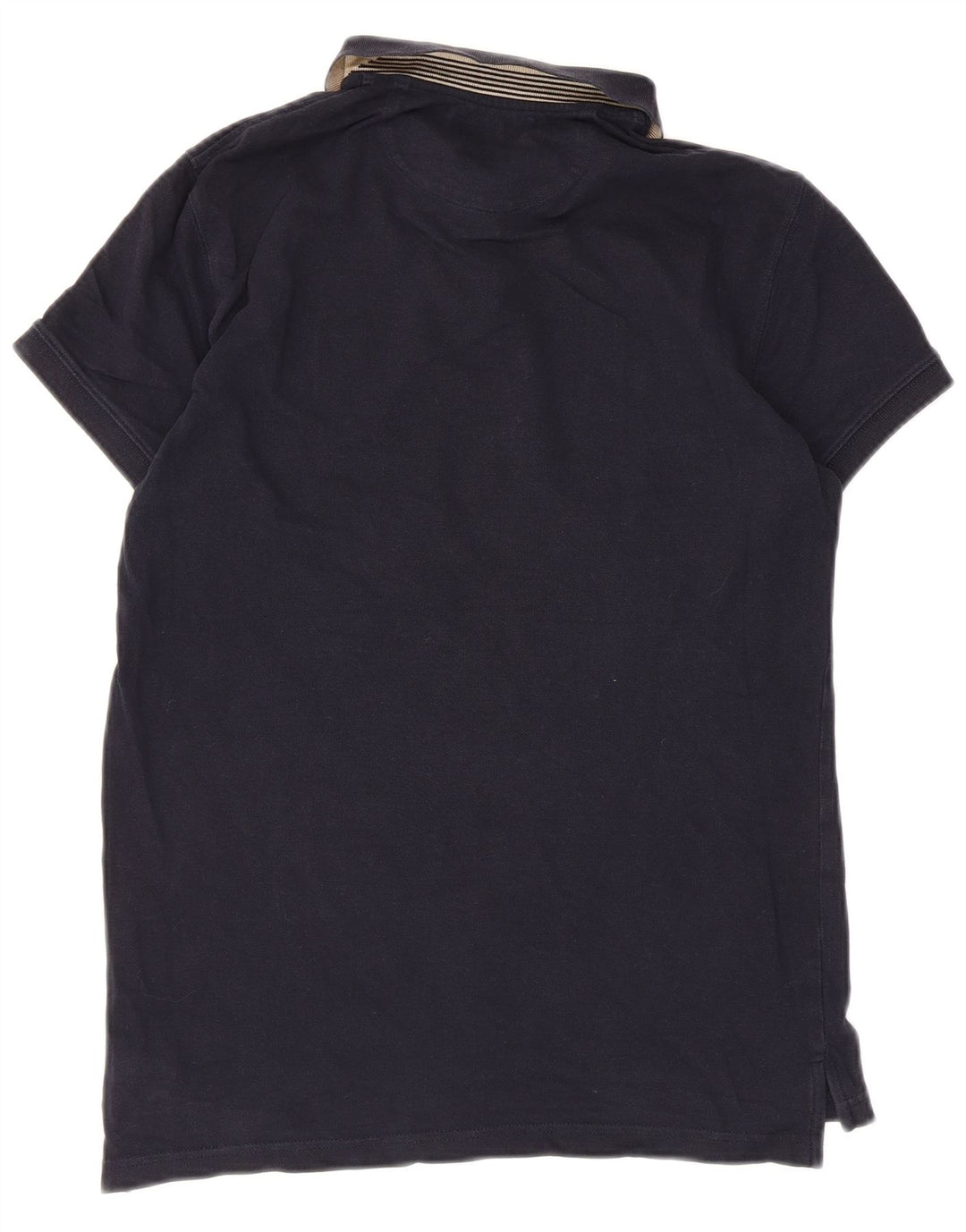 Męska koszulka polo Massimo Dutti Slim Fit, mała, granatowa