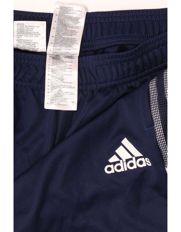 Męskie spodnie dresowe Adidas Aeroready, małe, granatowe, z poliestru