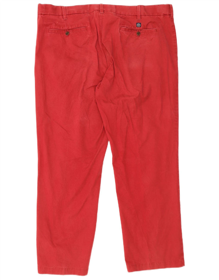 Męskie spodnie Chino Marks & Spencer Blue Harbor Straight W42 L29 Czerwone