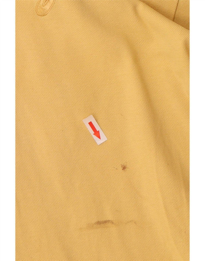 Męska koszulka polo Asics, duża, żółta, bawełniana