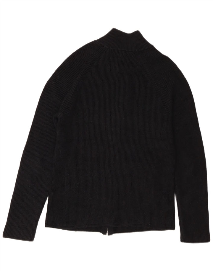 Męski sweter rozpinany Reiss, mały, czarny, bawełniany