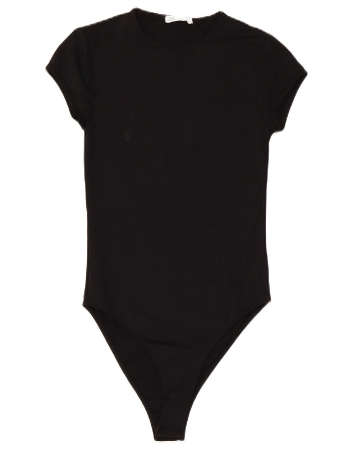 Body damskie Zara UK 8 Small, czarne, poliamidowe