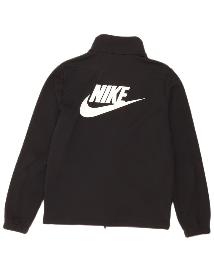 Chłopięca kurtka dresowa Nike Graphic 10-11 lat, średni czarny poliester