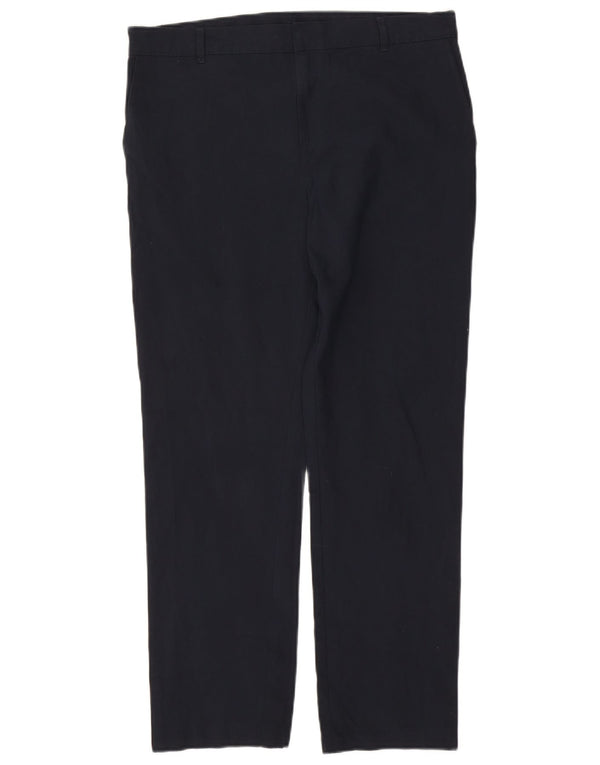Męskie spodnie typu chino Marks & Spencer W34 L29 granatowe