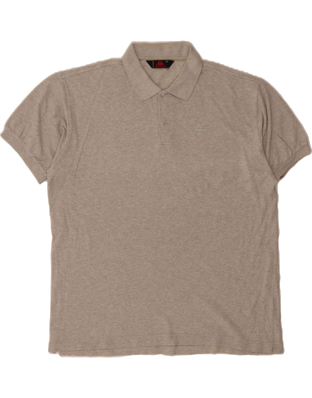 KAPPA Mens Polo Shirt 2XL Grey Cotton Vintage Kappa and Second-Hand Kappa from Messina Hembry 