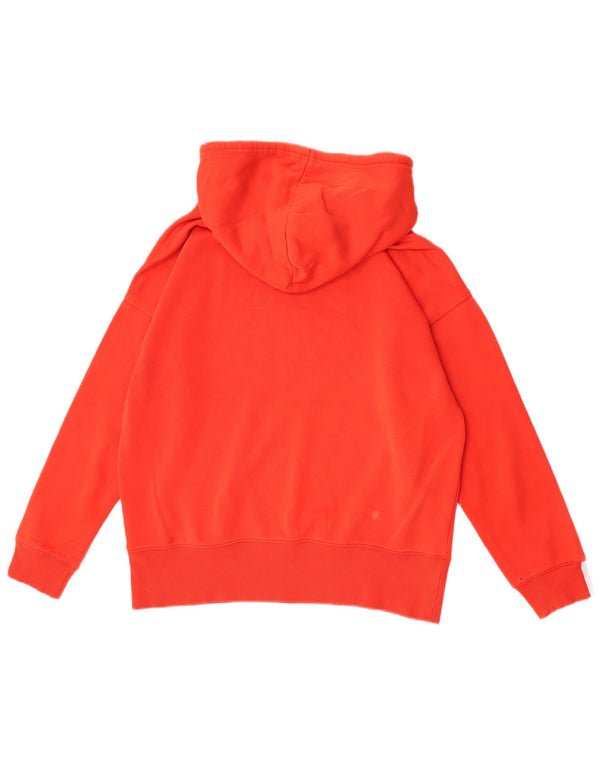 Damska bluza z kapturem Adidas Graphic Oversized UK 8 Small Red Cotton
