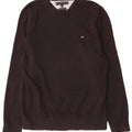 Męski sweter z okrągłym dekoltem Tommy Hilfiger, średni czarny