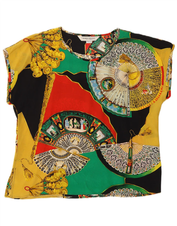 MARINA RINALDI Damska bluzka oversize rozmiar 23, średnia, wielokolorowa