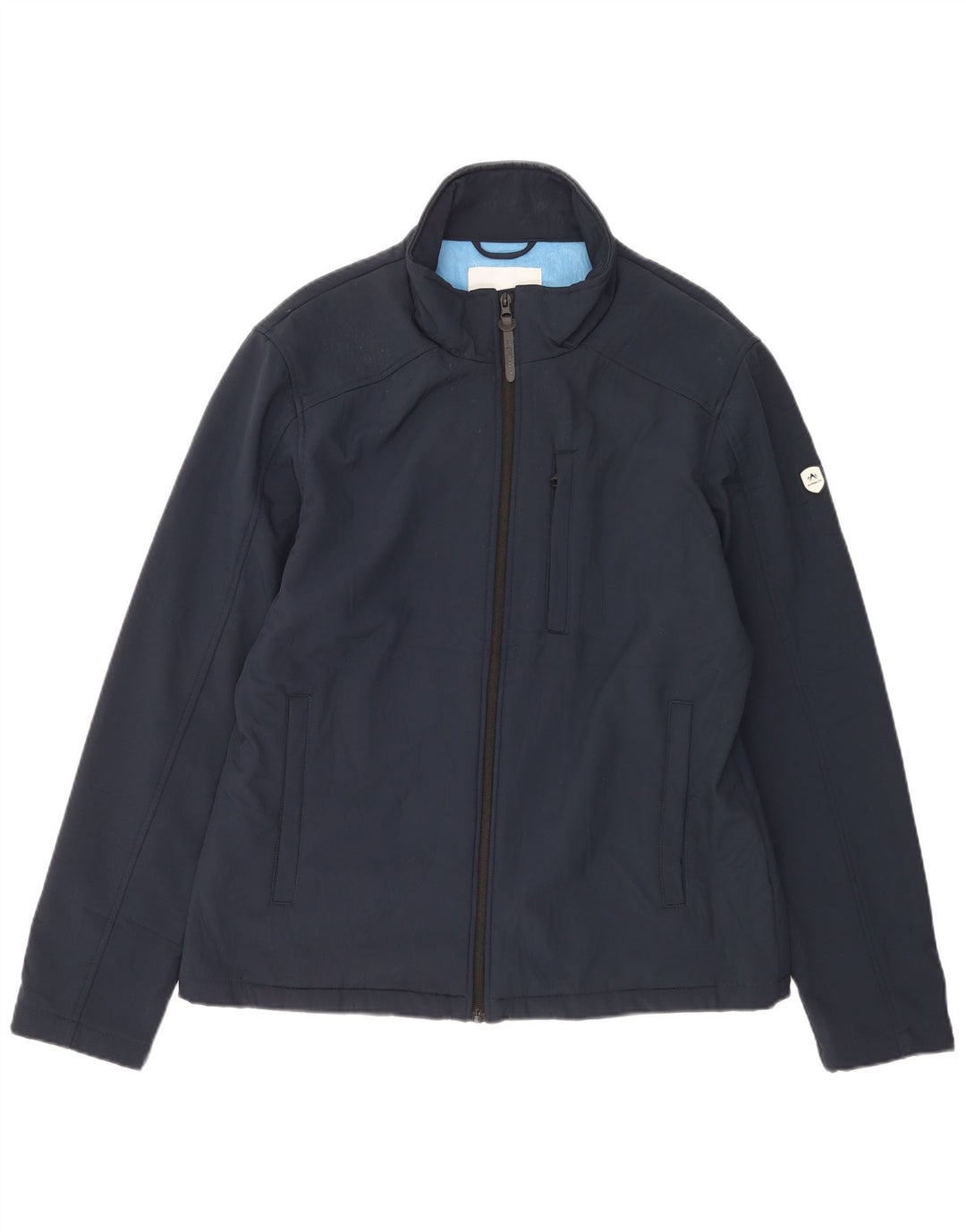 Męska kurtka wiatrówka ALPENNBLITZ UK 40, duża granatowa, poliestrowa