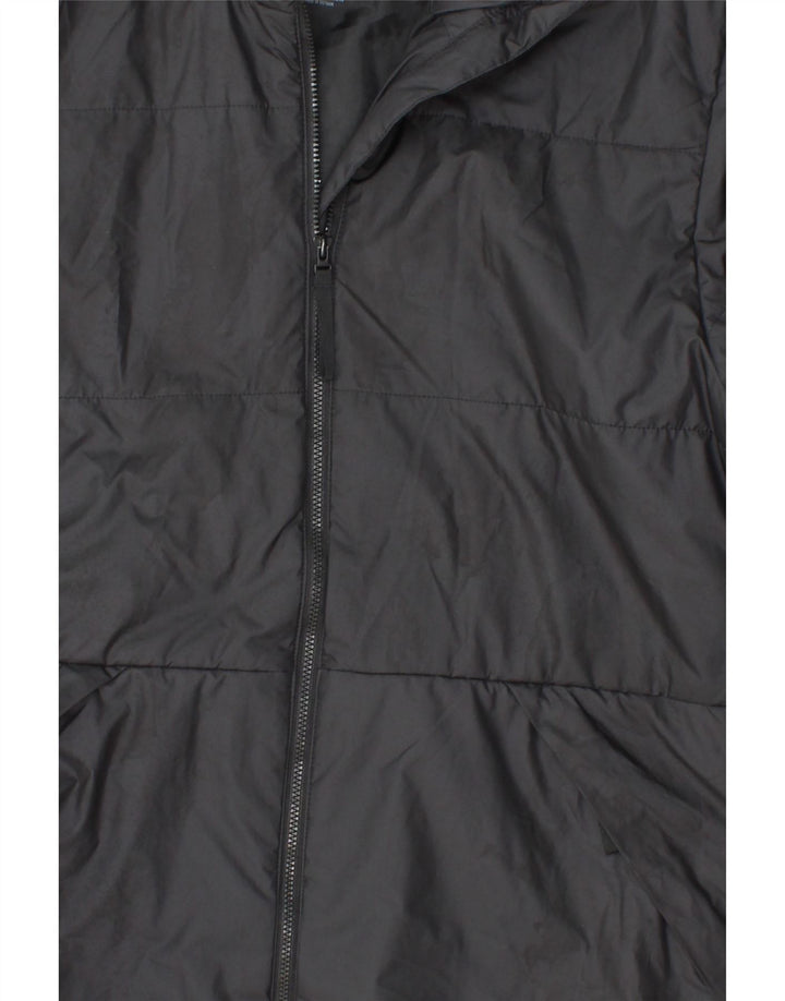 ADIDAS Mens Hooded Windbreaker Jacket UK 36 Small Black Vintage Adidas and Second-Hand Adidas from Messina Hembry 