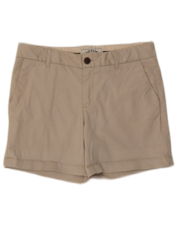 Damskie spodenki Chino Fat Face UK 10 Small W32 Beżowa bawełna
