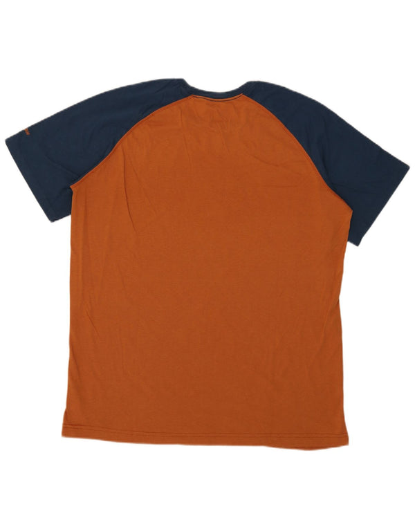 T-shirt męski Hard Rock Cafe Heritage Graphic Top XL, pomarańczowy, blok kolorów