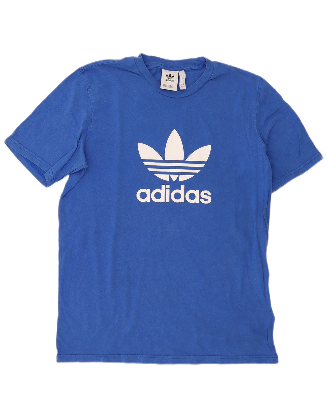 Męska koszulka graficzna Adidas Top Medium Blue Cotton
