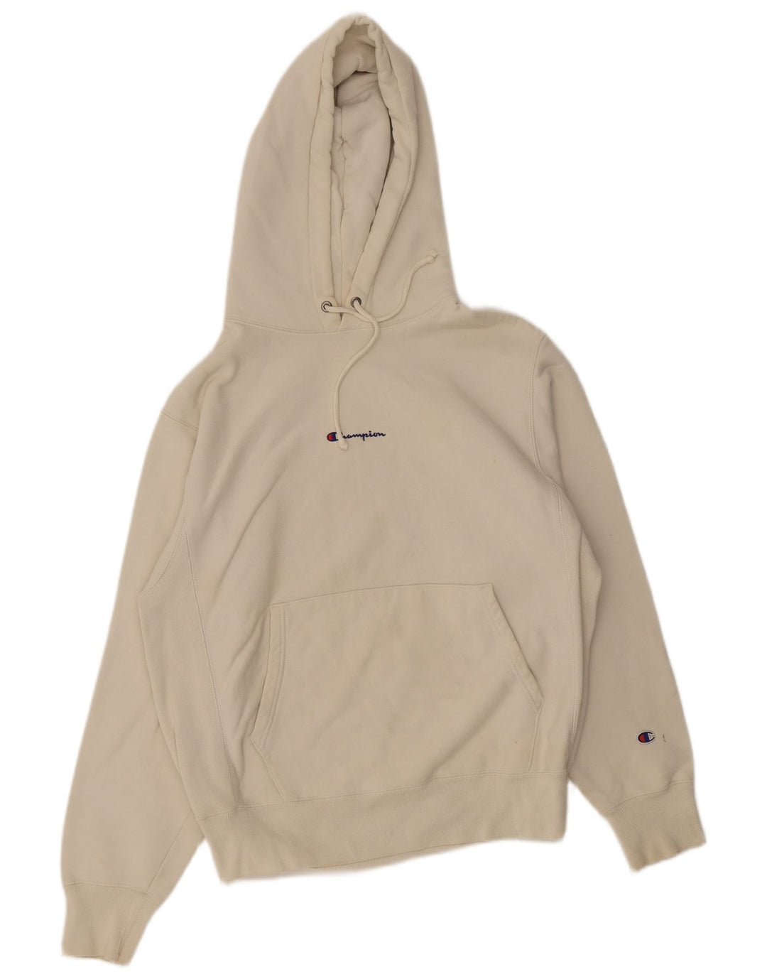 Męski sweter z kapturem Champion Reverse Weave, średni kolor biały