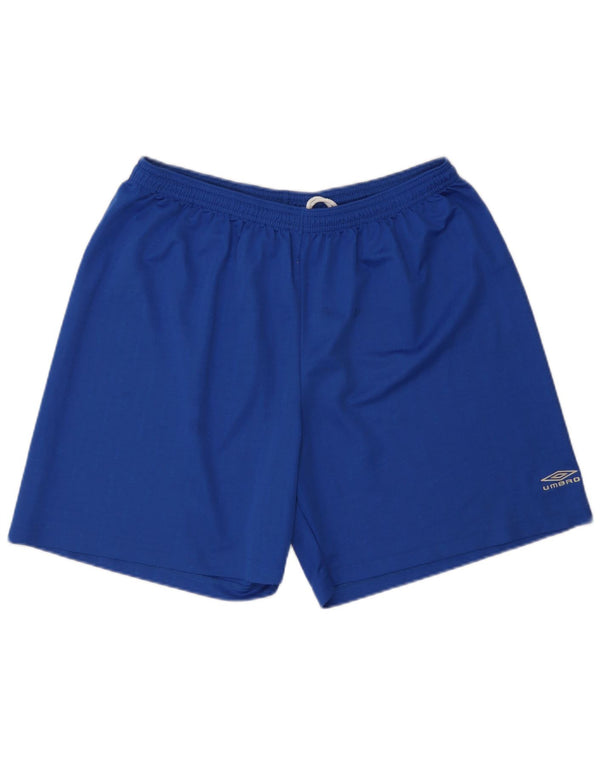 Męskie spodenki sportowe Umbro XL, niebieskie, poliestrowe