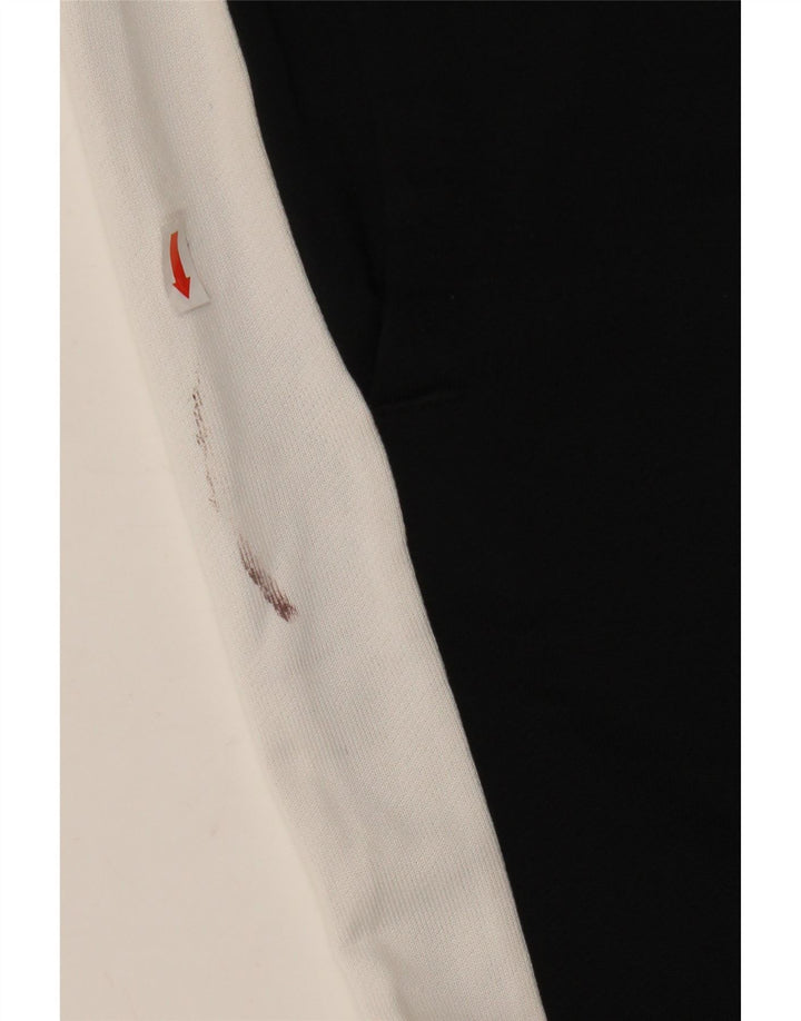 Męskie spodnie dresowe Puma Joggery, średni czarny poliester z blokami kolorów