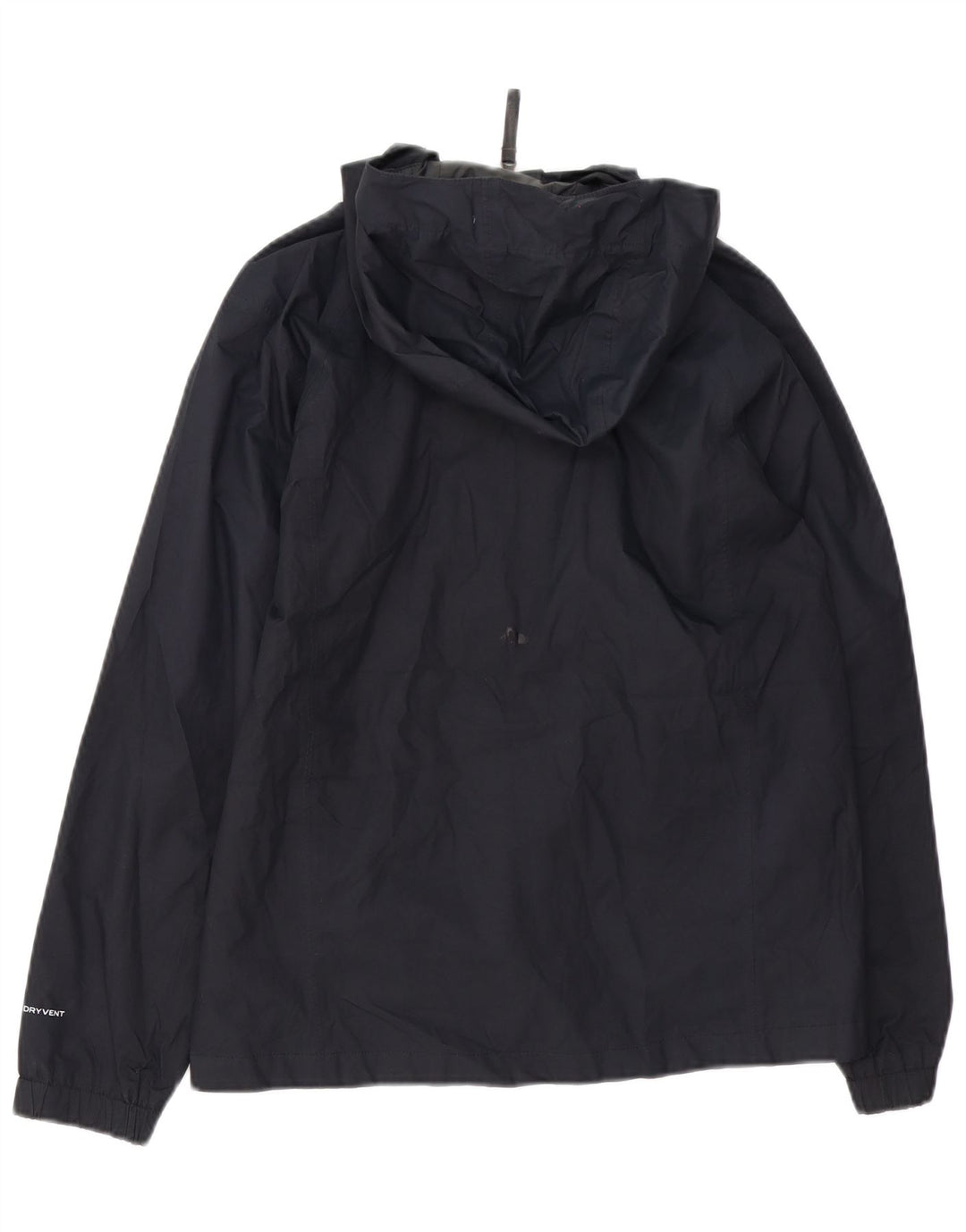 Chłopięca kurtka przeciwdeszczowa z kapturem The North Face na 11-12 lat, duża, czarna, poliestrowa