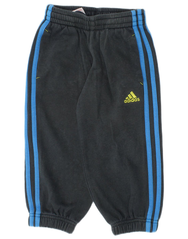 Spodnie dresowe ADIDAS Baby Boys Joggers 18-24 miesięcy Szara bawełna