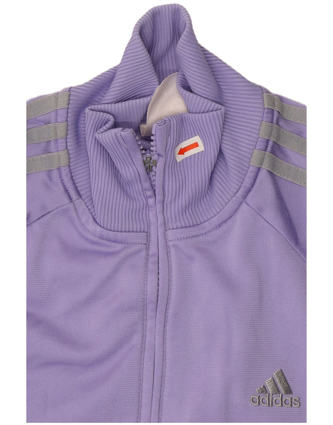 Damska bluza dresowa Adidas UK 12 Średni fioletowy poliester