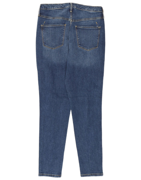 Damskie jeansy skinny Mossimo z wysokim stanem US 10 Large W30 L27 Granatowa bawełna
