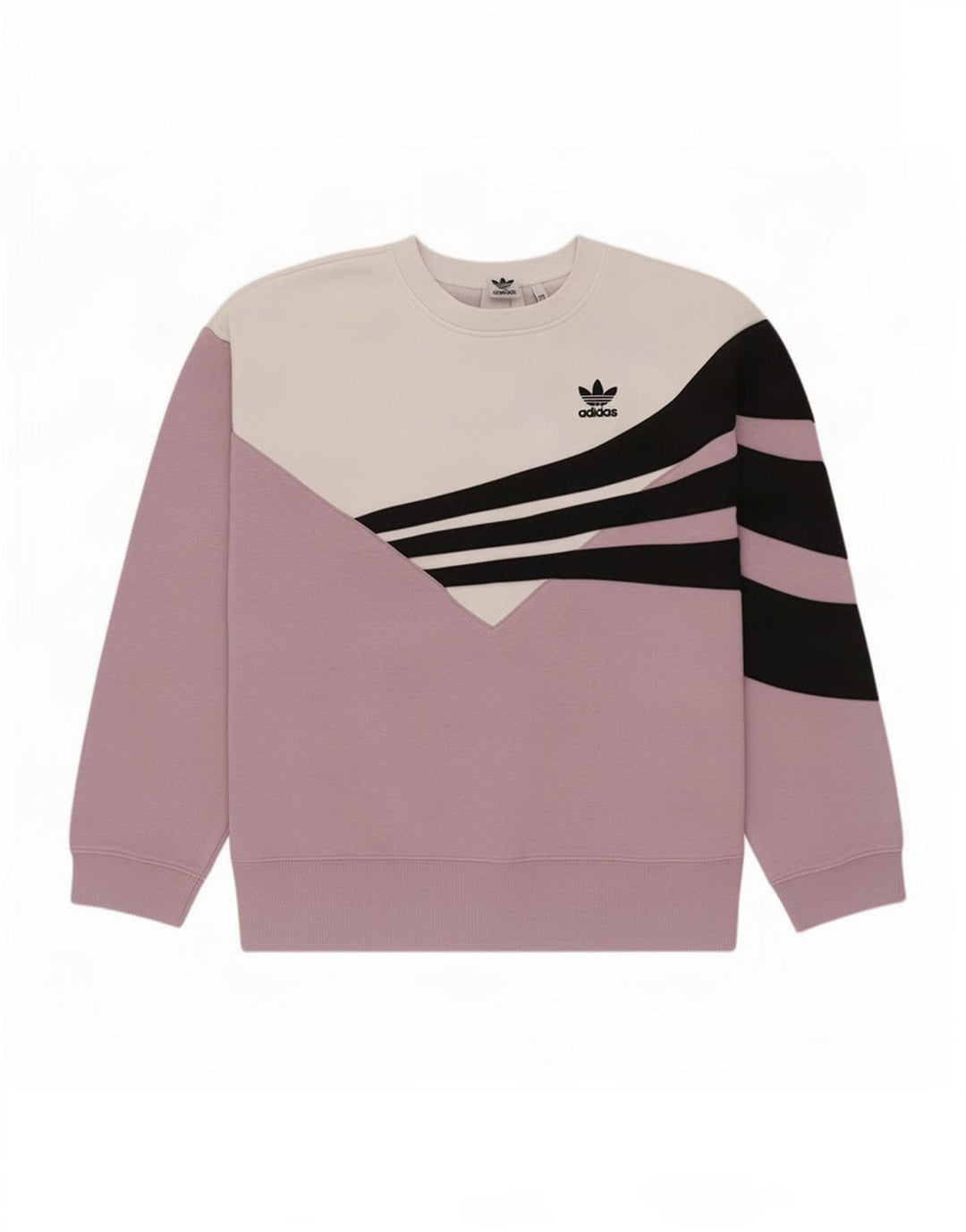 Damska bluza oversize Adidas UK 14 w kolorze średniego różu