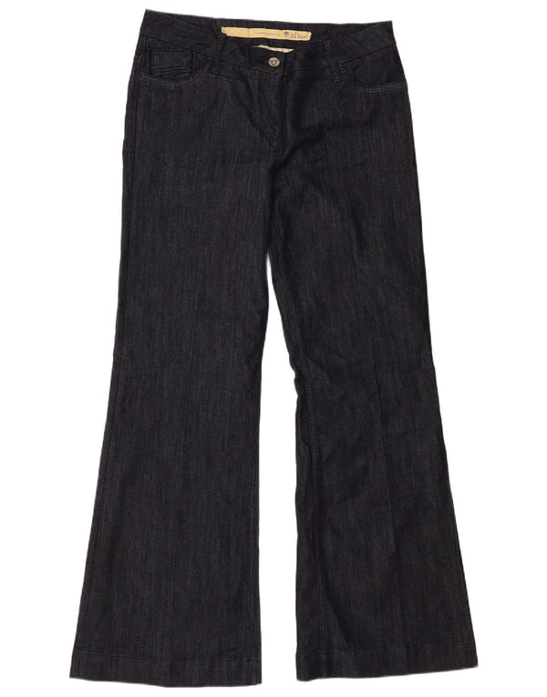 Damskie jeansy Fat Face Regular Flared UK 14 Large W34 L32 Granatowa bawełna