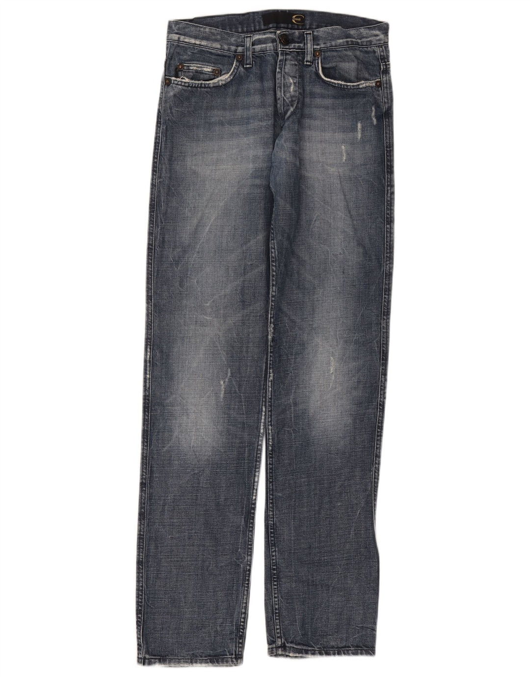 Męskie jeansy Just Cavalli w trudnej sytuacji W34 L34 Niebieskie