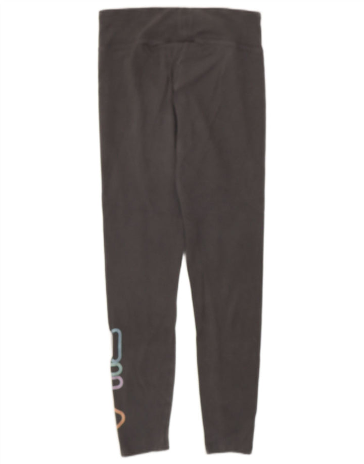 Damskie legginsy Fila Graphic UK 10 Small, szare, bawełniane