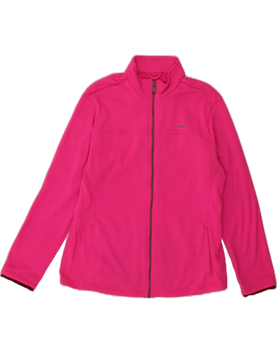 REEBOK Womens Tracksuit Top Jacket UK 20/22 XL Pink Polyester Vintage Reebok and Second-Hand Reebok from Messina Hembry 